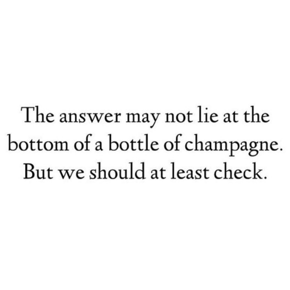 but first, champagne. Art - framed message. - Picture 6 of 16